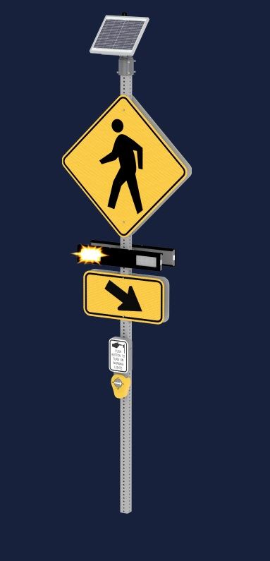 Rectangular Rapid Flashing Beacons (002)